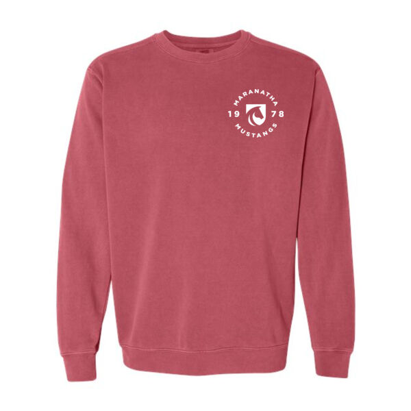 Comfort Colors Unisex Garment-Dyed Crewneck Sweatshirt - Printed Logo Thumbnail