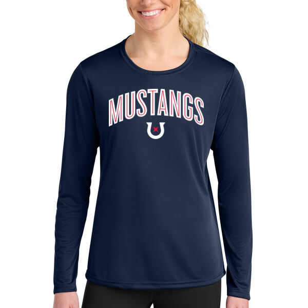 A4 Women's Cooling Performance Long Sleeve Tee - Printed Logo Thumbnail