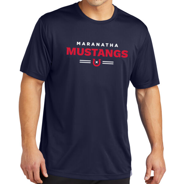 **CLOSEOUT ITEM** PosiCharge ® Re Compete Tee - Printed Logo Thumbnail