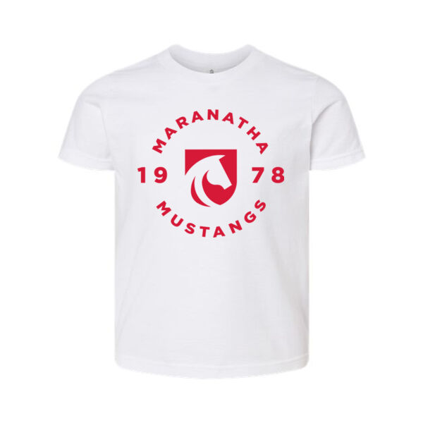 **CLOSEOUT ITEM** Youth Fine Jersey T-Shirt - Printed Logo Thumbnail