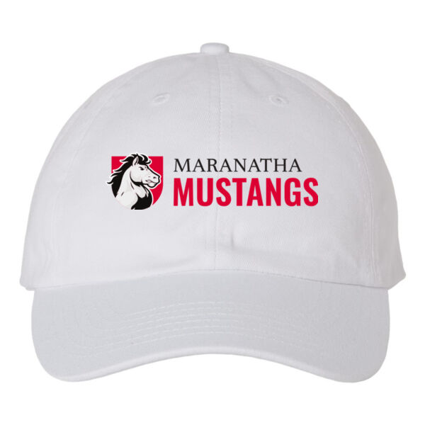 Valucap - Adult Bio-Washed Classic Dad’s Cap - Embroidered Logo Thumbnail