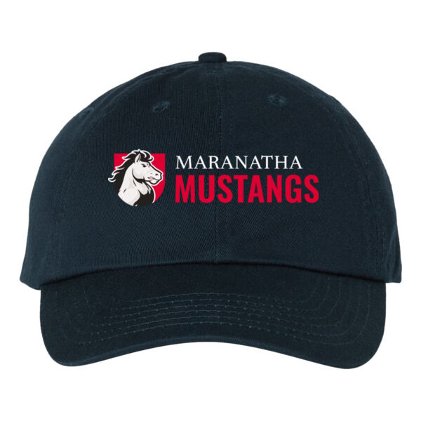 Valucap - Adult Bio-Washed Classic Dad’s Cap - Embroidered Logo Thumbnail