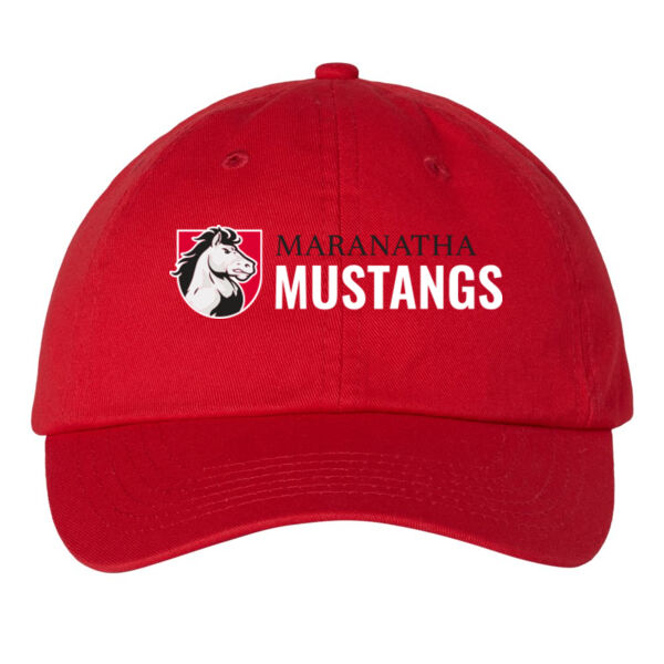 Valucap - Adult Bio-Washed Classic Dad’s Cap - Embroidered Logo Thumbnail