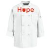 Eight Knot Button Chef Coat with Thermometer Pocket Thumbnail