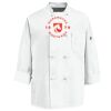 Eight Knot Button Chef Coat with Thermometer Pocket Thumbnail