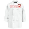 Eight Knot Button Chef Coat with Thermometer Pocket Thumbnail