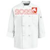 Eight Knot Button Chef Coat with Thermometer Pocket Thumbnail