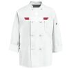 Eight Knot Button Chef Coat with Thermometer Pocket Thumbnail