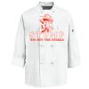 Eight Knot Button Chef Coat with Thermometer Pocket Thumbnail