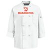 Eight Knot Button Chef Coat with Thermometer Pocket Thumbnail