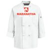 Eight Knot Button Chef Coat with Thermometer Pocket Thumbnail