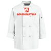 Eight Knot Button Chef Coat with Thermometer Pocket Thumbnail