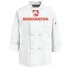 Eight Knot Button Chef Coat with Thermometer Pocket Thumbnail