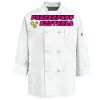 Eight Knot Button Chef Coat with Thermometer Pocket Thumbnail