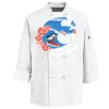 Eight Knot Button Chef Coat with Thermometer Pocket Thumbnail