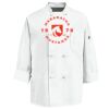 Eight Knot Button Chef Coat with Thermometer Pocket Thumbnail