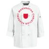 Eight Knot Button Chef Coat with Thermometer Pocket Thumbnail