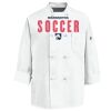 Eight Knot Button Chef Coat with Thermometer Pocket Thumbnail