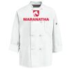 Eight Knot Button Chef Coat with Thermometer Pocket Thumbnail