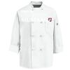 Eight Knot Button Chef Coat with Thermometer Pocket Thumbnail