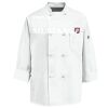 Eight Knot Button Chef Coat with Thermometer Pocket Thumbnail
