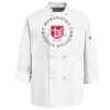 Eight Knot Button Chef Coat with Thermometer Pocket Thumbnail
