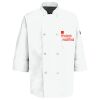 Button Chef Coat with Thermometer Pocket Thumbnail