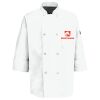 Button Chef Coat with Thermometer Pocket Thumbnail