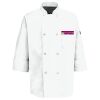 Button Chef Coat with Thermometer Pocket Thumbnail