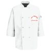 Button Chef Coat with Thermometer Pocket Thumbnail