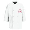 Eight Pearl Button Chef Coat with Thermometer Pocket Thumbnail