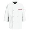 Eight Pearl Button Chef Coat with Thermometer Pocket Thumbnail