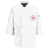 Eight Pearl Button Chef Coat with Thermometer Pocket Thumbnail