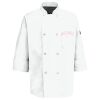 Eight Pearl Button Chef Coat with Thermometer Pocket Thumbnail