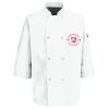 Eight Pearl Button Chef Coat with Thermometer Pocket Thumbnail