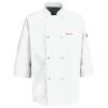 Eight Pearl Button Chef Coat with Thermometer Pocket Thumbnail