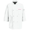 Eight Pearl Button Chef Coat with Thermometer Pocket Thumbnail
