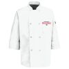 Eight Pearl Button Chef Coat with Thermometer Pocket Thumbnail