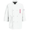 Eight Pearl Button Chef Coat with Thermometer Pocket Thumbnail