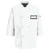 Eight Pearl Button Chef Coat with Thermometer Pocket Thumbnail
