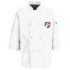 Eight Pearl Button Chef Coat with Thermometer Pocket Thumbnail