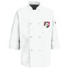 Eight Pearl Button Chef Coat with Thermometer Pocket Thumbnail