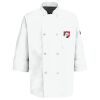 Eight Pearl Button Chef Coat with Thermometer Pocket Thumbnail