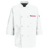 Eight Pearl Button Chef Coat with Thermometer Pocket Thumbnail