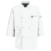 Eight Pearl Button Chef Coat with Thermometer Pocket Thumbnail
