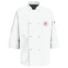 Eight Pearl Button Chef Coat with Thermometer Pocket Thumbnail