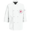 Eight Pearl Button Chef Coat with Thermometer Pocket Thumbnail