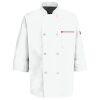 Eight Pearl Button Chef Coat with Thermometer Pocket Thumbnail