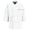 Eight Pearl Button Chef Coat with Thermometer Pocket Thumbnail