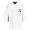 Eight Pearl Button Chef Coat with Thermometer Pocket Thumbnail